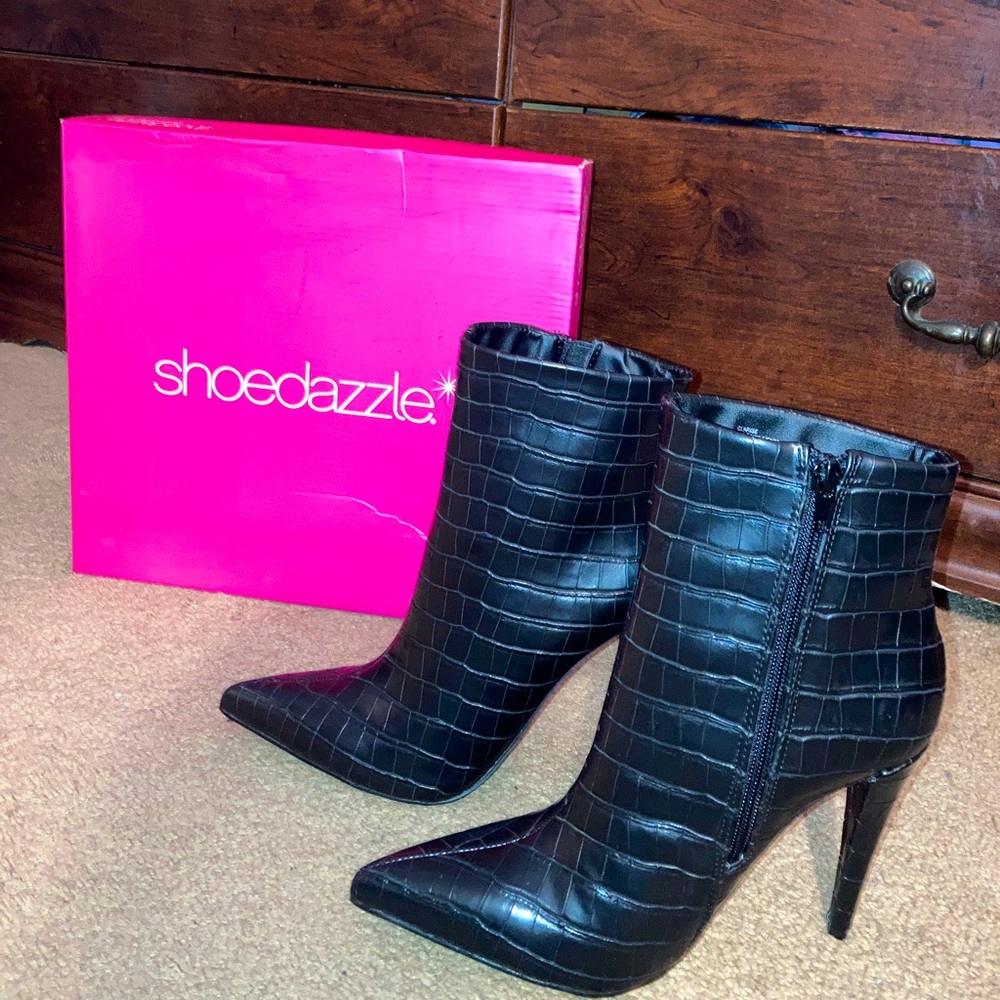 Shoe Dazzle High Heel Boots